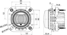 Load image into Gallery viewer, Hella 90mm L4060 LED High Beam / Driving Lamp Module
