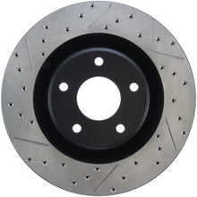 Load image into Gallery viewer, StopTech Power Slot 05-07 Cadillac XLR / 06-09 Chevy Corvette Front Right Drilled &amp; Slotted Rotors
