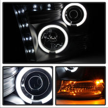 Load image into Gallery viewer, Spyder Dodge Ram 1500 09-14 Projector Headlights Halogen- CCFL Halo LED - Blk PRO-YD-DR09-CCFL-BK

