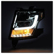 Load image into Gallery viewer, Spyder Chevy Tahoe / Suburban 2015 -2016 Projector Headlights - DRL LED - Smoke PRO-YD-CTA15-DRL-SM
