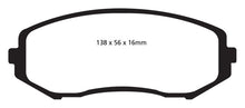 Load image into Gallery viewer, EBC 08+ Suzuki Grand Vitara 2.4 Greenstuff Front Brake Pads
