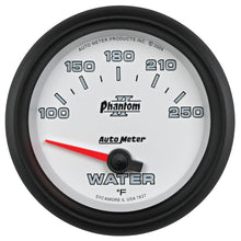 Load image into Gallery viewer, Autometer Phantom II 2-5/8in 100-250 Degrees F Electrical Water Temperature Gauge
