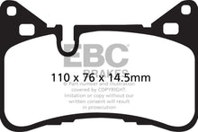 Load image into Gallery viewer, EBC 14 Mercedes-Benz C63 AMG (W204) 6.2 Bluestuff Rear Brake Pads
