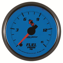 Load image into Gallery viewer, AutoMeter Gauge Fuel Pressure 2-1/16in. 15PSI Digital Stepper Motor C2
