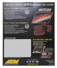 Load image into Gallery viewer, AEM 2015 Hyundai Genesis Sedan V6-3.8L F/I Dryflow Air Filter
