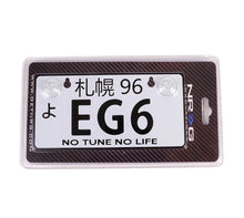 Load image into Gallery viewer, NRG Mini JDM Style Aluminum License Plate (Suction-Cup Fit/Universal) - EG6
