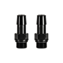 Load image into Gallery viewer, Mishimoto 16X1.5 TO 1/2in. Hose Barb Aluminum Fittings (Pack of 2)
