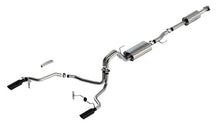 Load image into Gallery viewer, Borla F-150 2021 3.3L CC SB EC STB XL/XLT/Lariat/KR/Plnm/LTD 3/2.25 SRE Cat-Back ATAK Black CHR Tips
