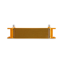 Load image into Gallery viewer, Mishimoto Universal -8AN 10 Row Oil Cooler - Gold
