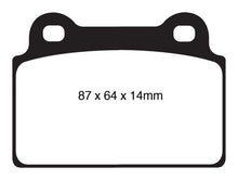 Load image into Gallery viewer, EBC 08-16 Mitsubishi Lancer Evo 10 2.0 Turbo (1 piece rotor) Bluestuff Rear Brake Pads
