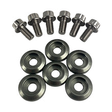 Load image into Gallery viewer, BLOX Racing New Fender Washers Kit M6 12pt - 6pc Large Diameter Gun Metal
