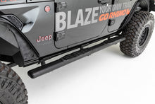 Load image into Gallery viewer, Go Rhino 18-20 Jeep Wrangler JLU 5in 1000 Series Complete Kit w/Sidestep + Brkts
