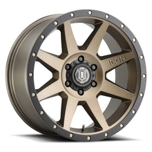 Load image into Gallery viewer, ICON Rebound 20x9 6x5.5 0mm Offset 5in BS Bronze Wheel
