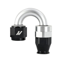 Load image into Gallery viewer, Mishimoto Aluminum PTFE -4AN 180 Degree Fitting Black
