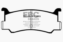 Load image into Gallery viewer, EBC 92-95 Mazda MX3 1.6 Greenstuff Rear Brake Pads
