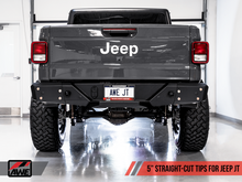 Load image into Gallery viewer, AWE Tuning 20-21 Jeep Gladiator JT 3.6L Tread Edition Cat-Back Dual Exhaust - Diamond Black Tip
