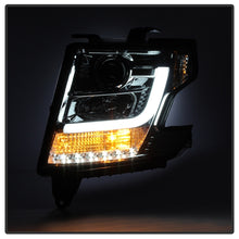 Load image into Gallery viewer, Spyder Chevy Tahoe / Suburban 2015 -2016 Projector Headlights - DRL LED - Smoke PRO-YD-CTA15-DRL-SM
