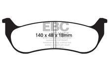 Load image into Gallery viewer, EBC 05-07 Chrysler Pacifica 3.5 Greenstuff Rear Brake Pads
