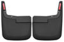 Load image into Gallery viewer, Husky Liners 2015 Ford F-150 w/o Fender Flares Mud Guards Black Front Mud Guards
