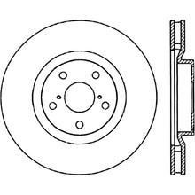 Load image into Gallery viewer, StopTech Power Slot 5/93-98 Supra Turbo Front Left SportStop CRYO Slotted Rotor
