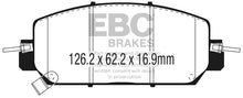 Load image into Gallery viewer, EBC 2017+ Honda CR-V 1.5L Turbo Ultimax2 Front Brake Pads
