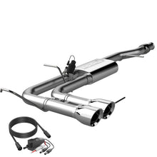 Load image into Gallery viewer, QTP 14-18 Chevy Silverado 1500 4.8L/5.3L EC/CC SB 304SS Screamer Cat-Back Side Exit w/4.5in Tips
