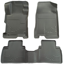 Load image into Gallery viewer, Husky Liners 06-11 Honda Civic (4DR) WeatherBeater Combo Gray Floor Liners
