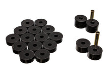 Load image into Gallery viewer, Energy Suspension 74-75 Jeep CJ5/CJ7/CJ8 Scrambler Black Body (Cab) Mount Set
