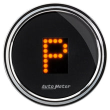 Load image into Gallery viewer, Autometer Designer 2-1/16in Chrome Domed Lens Black Dial PRNDL Gauge
