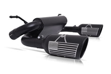 Load image into Gallery viewer, Gibson 07-10 Jeep Wrangler JK X 3.8L 2.5in Patriot Series Cat-Back Dual Split Exhaust - Blk Ceramic
