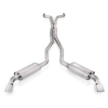 Load image into Gallery viewer, Stainless Works 2010-15 Camaro 6.2L 3in Exhaust X-Pipe Chambered Turbo Mufflers Polished Tips
