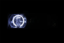 Load image into Gallery viewer, ANZO 1998-2005 Chevrolet S-10 Projector Headlights w/ Halo Black
