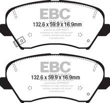 Load image into Gallery viewer, EBC 2017 Hyundai Elantra GT 2.0L Yellowstuff Front Brake Pads
