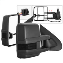 Load image into Gallery viewer, xTune Chevy Silverado 14-16 Heated Smoke LED Signal Telescoping Mirrors MIR-CSIL14S-G2-PWH-SM-SET
