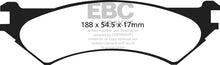 Load image into Gallery viewer, EBC 97-00 Ford Econoline E250 4.2 (4 Wheel ABS) Yellowstuff Rear Brake Pads
