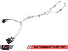 Load image into Gallery viewer, AWE Tuning Audi B9 S5 Coupe 3.0T Track Edition Exhaust - Diamond Black Tips (102mm)
