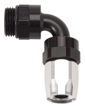 Load image into Gallery viewer, Russell Performance Hose End #6 to #6 Radius Inlet Port 90 Deg Blk/Clr
