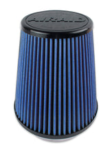 Load image into Gallery viewer, Airaid Universal Air Filter - Cone 4 x 7 x 4 5/8 x 7 w/ Short Flange - Blue SynthaMax
