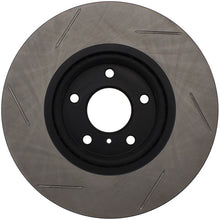 Load image into Gallery viewer, StopTech Power Slot 06-07 350Z / 05-07 G35 / 06-07 G35X SportStop Slotted Front Left Rotor
