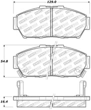 Load image into Gallery viewer, StopTech Performance 93-95 Honda Civic Coupe / 94-95 Civic Hatchback/Sedan Front Brake Pads
