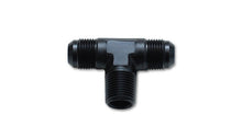 Load image into Gallery viewer, Vibrant -12AN x 3/4in NPT Flare to Pipe Tee Adapter Fitting - Aluminum
