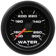 Load image into Gallery viewer, Autometer Extreme Environment 2-1/16in 100-300 Deg Water Temp Gauge Stepper Motor w/Peak &amp; Warn
