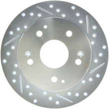 Load image into Gallery viewer, StopTech Select Sport Drilled &amp; Slotted Rotor - Rear Left

