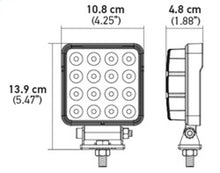 Load image into Gallery viewer, Hella ValueFit LED Work Lamps 4SQ 2.0 LED MV CR BP
