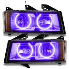 Load image into Gallery viewer, Oracle Lighting 04-12 Chevrolet Colorado Pre-Assembled LED Halo Headlights -UV/Purple
