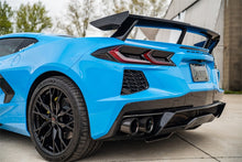 Load image into Gallery viewer, Corsa 20-23 Chevrolet Corvette C8 RWD 3in Delete 4 Valve Cat-Back w/NPP w/4.5in CF Black PVD Tips
