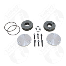 Load image into Gallery viewer, Yukon Gear Hardcore Drive Flange Kit For Dana 44 / 30 Spline Outer Stubs. Yukon Engraved Caps
