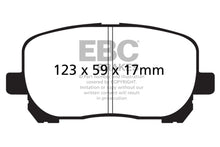 Load image into Gallery viewer, EBC 02-08 Pontiac Vibe 1.8 Yellowstuff Front Brake Pads
