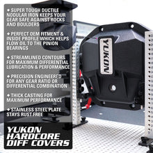 Load image into Gallery viewer, Yukon Gear Hardcore Diff Cover for 8.8in Ford

