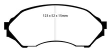 Load image into Gallery viewer, EBC 99-02 Mazda Protege 1.6 Redstuff Front Brake Pads
